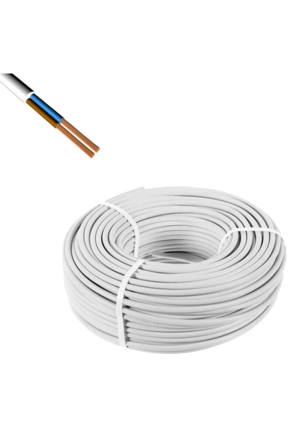 FİLONLİNE ELEKTRİK KABLOSU 100 METRE 2X1.5 300/500V ELEKTRİK KABLOSU