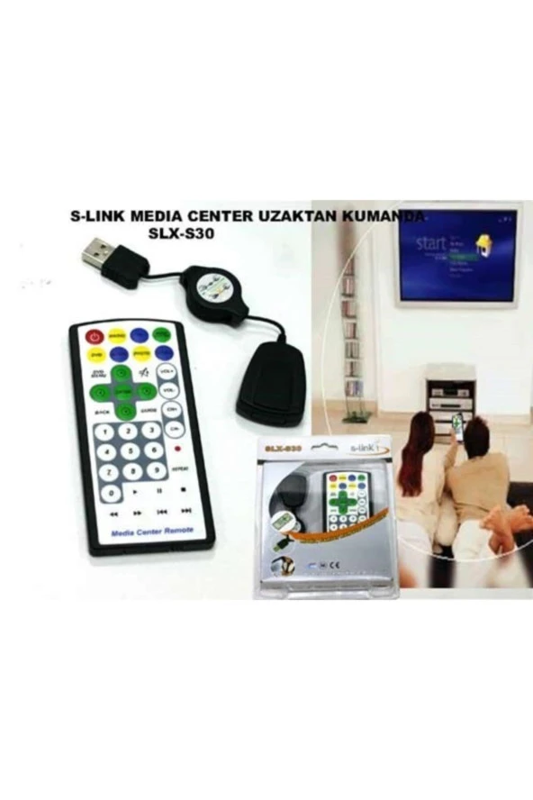 UZAKTAN KUMANDA MEDİA CENTER S-LINK SLX-S30