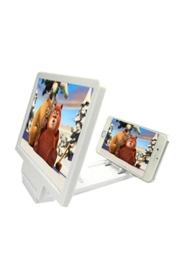 TELEFON EKRAN BÜYÜTECİ 3D TÜM MODELLERE UYUMLU TELEFON BÜYÜTÜCÜ F1