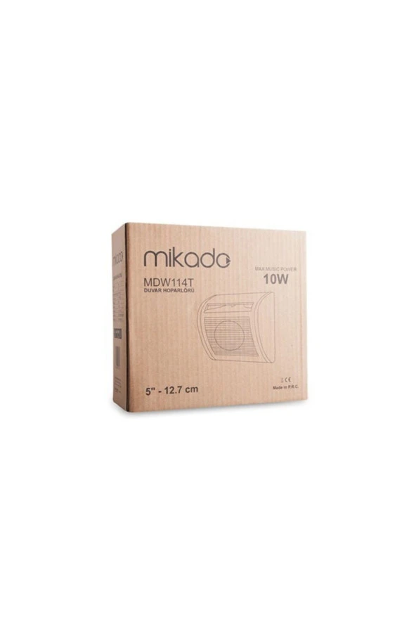 Hoparlör 5-12.7cm 6W Max:10W 100V Duvar Hoparlör Mikado MDW114T - 4