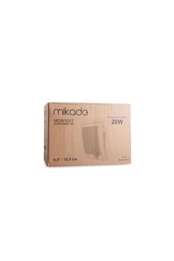 DUVAR HOPARLÖR 6.5" 10W/5W/2.5W MAX:20W 100V DUVAR HOPARLÖRÜ MİKADO MDW108T - 4