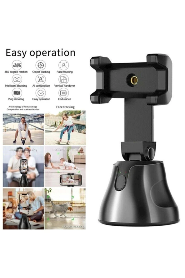 Apai Genie Tripod Hareket Algılayıcı Akıllı Selfie Video Takip Tripodu Robot Kameraman - 2