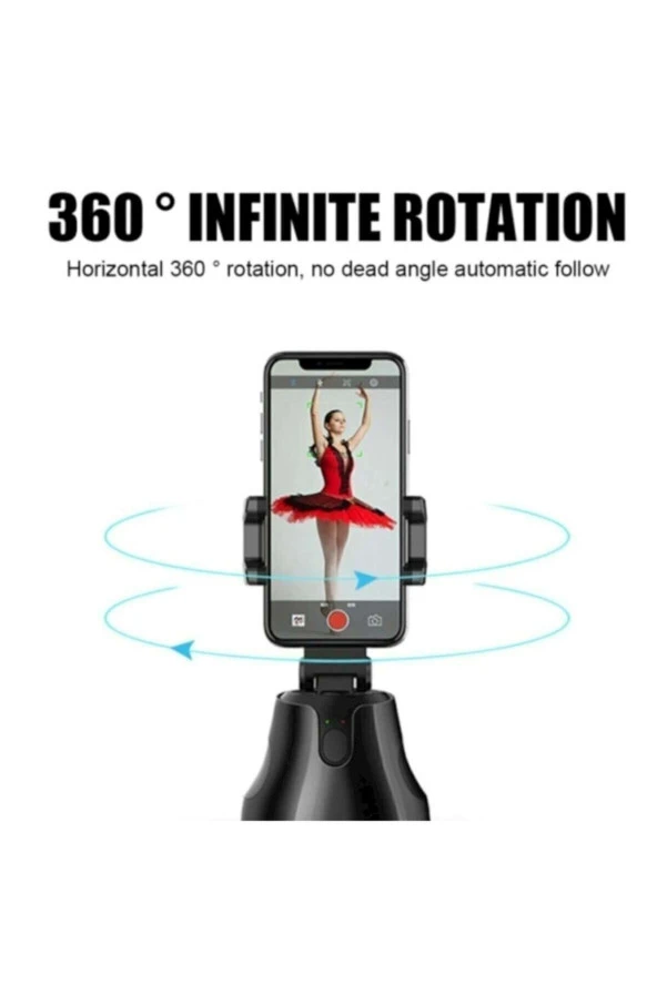 Apai Genie Tripod Hareket Algılayıcı Akıllı Selfie Video Takip Tripodu Robot Kameraman - 6
