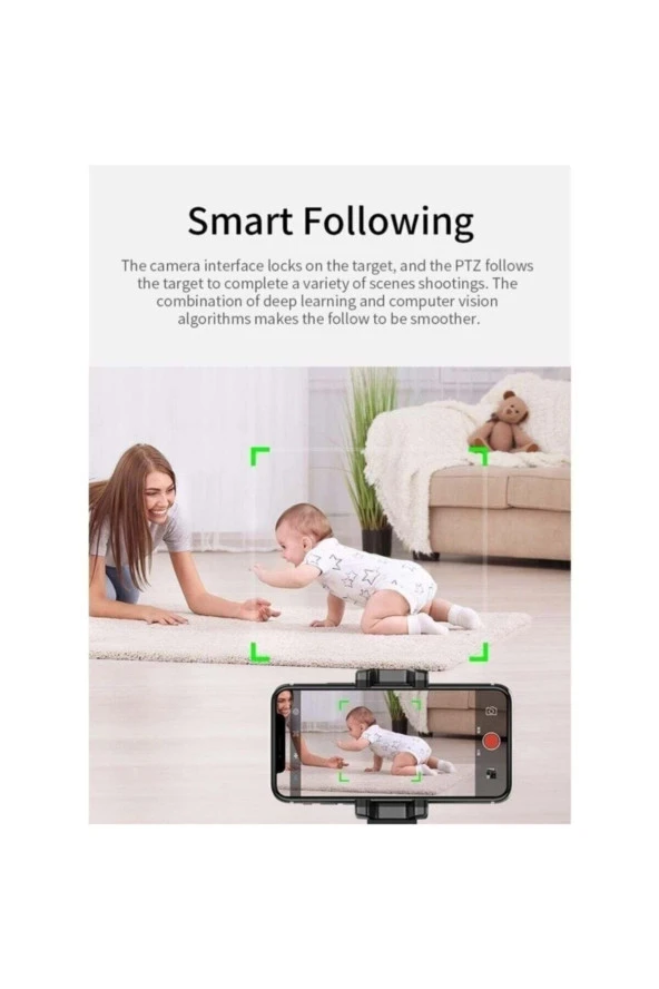 Apai Genie Tripod Hareket Algılayıcı Akıllı Selfie Video Takip Tripodu Robot Kameraman - 8