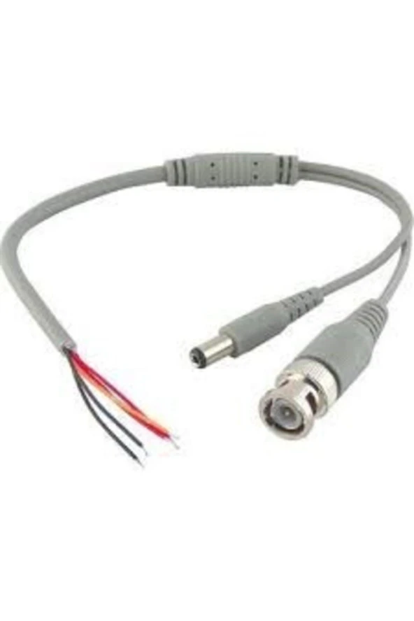 Bnc Ve Dişi Power Jak Fişli Güvenlik Kamera Kablosu BNC+DC5.5*2.1 0,30 CM DC Kablo S-link SL-DC562