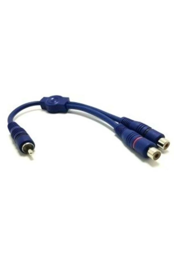 Y ANFİ KABLOSU 1RCA ERKEK GİRİŞ 2RCA DİŞİ ÇIKIŞ 30CM ARA KABLO DIGITAL AUDIO DA-02 - 2