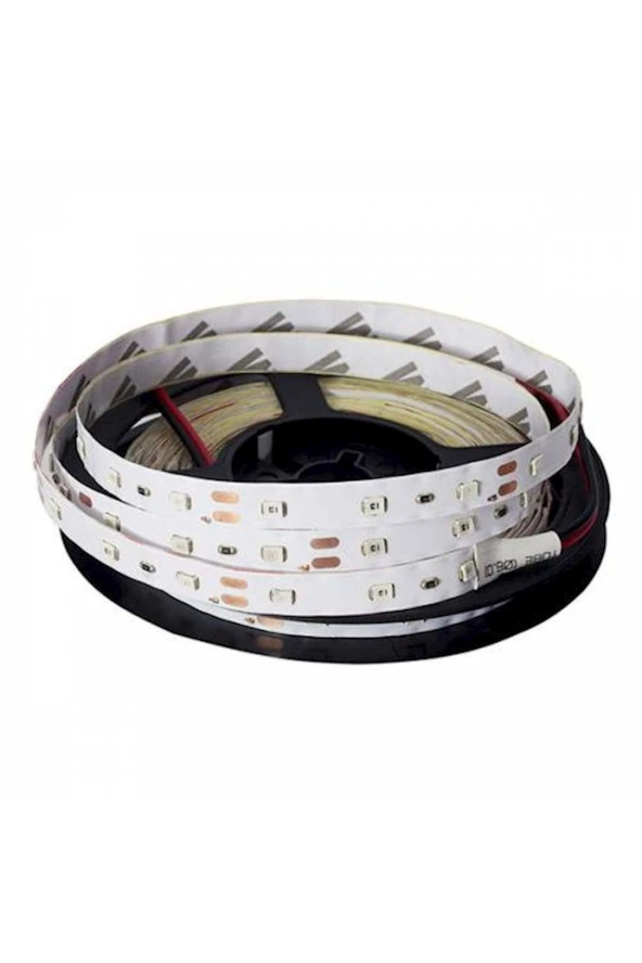 3528 Şerit Led 60Led IP20 Şerit Led Tek Çipli Silikonsuz Yeşil Renk 5 metre Şerit Led - 2