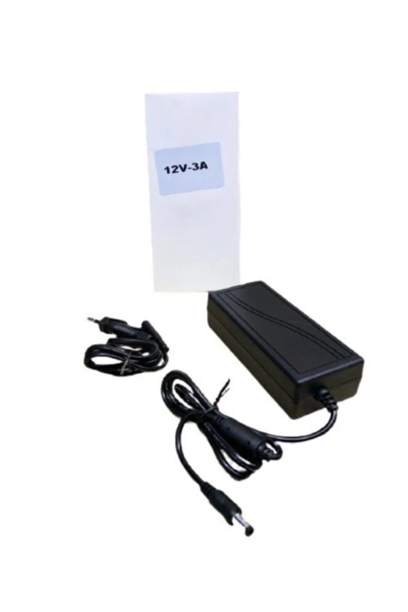 Adaptör 12V 3A AC/DC Adaptör 12V AC Adaptör Switch Mode Korumalı Tablet /Modem/ Led 12V Adaptör - 3