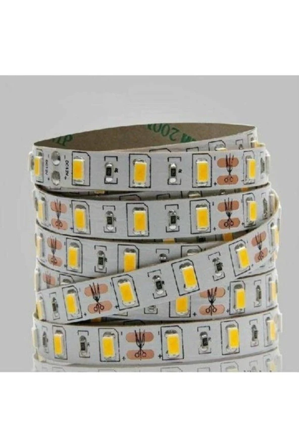 5630 Şerit Led 8 Çipli Silikonsuz Yeşil 5 Metre - 2