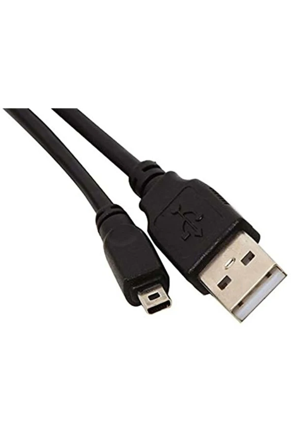 5 Pin Usb To Mini Usb M Siyah USB 2.0 1.5m Kablo S-Link SL-UK15 - 2