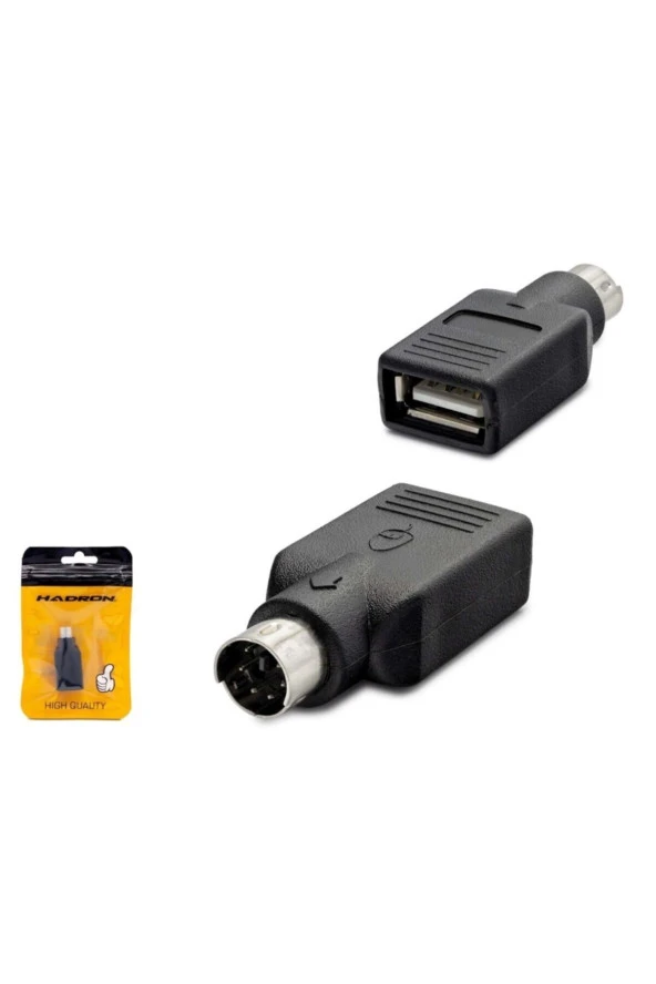 ADAPTÖR ÇEVİRİCİ USB TO PS/2 F/M HADRON HN4133