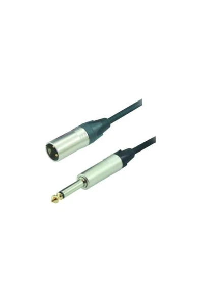 6.35 MONO-6.35 MONO KABLO-3 METRE L TİP MİKROFON KABLOSU CLASS KB2403 - Resim 2