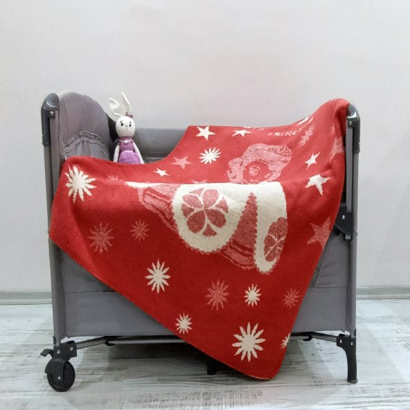 Pamuklu Bebek Battaniyesi Prenses Model