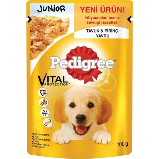Pedigree Pouch Tavuklu Yavru Köpek Konservesi 100 gr ürün görseli 1