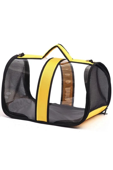 Kedi Taşıma Çantası Şeffaf Seyahat Evcil Hayvan Çantası Büyük Boy Şeffaf Astronot ürün görseli