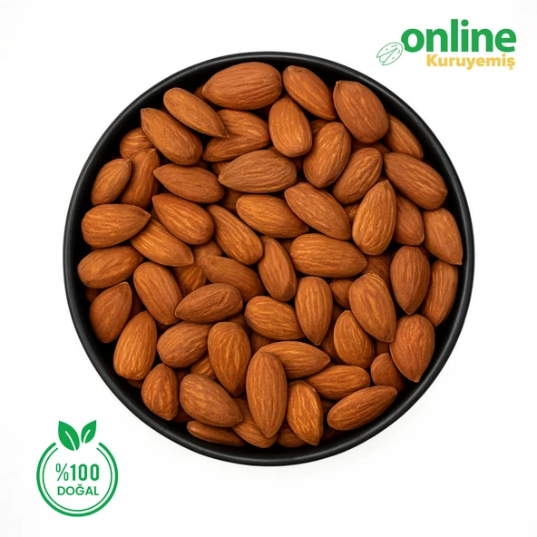 Online Kuruyemiş Yerli Çiğ Badem İçi 500 gr ürün görseli