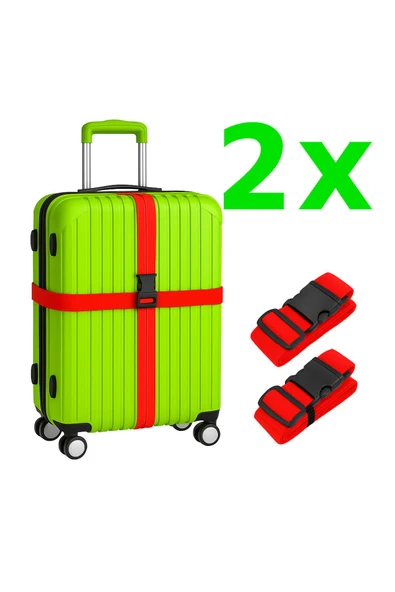 Valiz Kemeri, Bavul Kemeri ,Valiz Bavul Emniyet Kemeri 2'li Set ürün görseli 1
