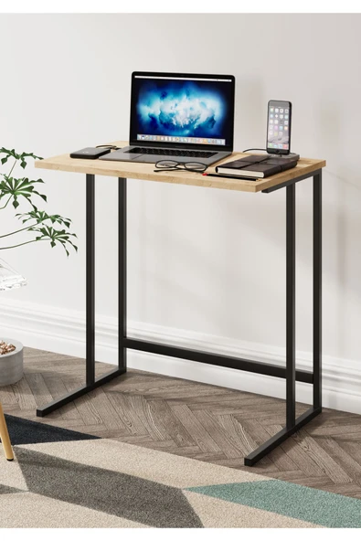 Çalışma Masası,Ofis Masası,Çocuk Masası,Bilgisayar Masası 72x45- Safir Meşe - 2