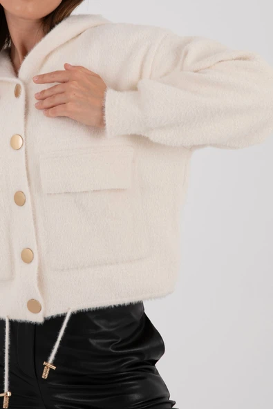 EKRU RENK ANGORA MONT - Resim 7