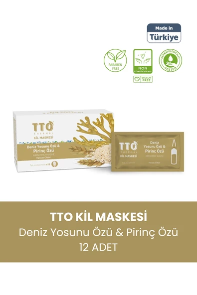 TTO Thermal Kil Maskesi Deniz Yosunu Özü & Pirinç Özü - 1