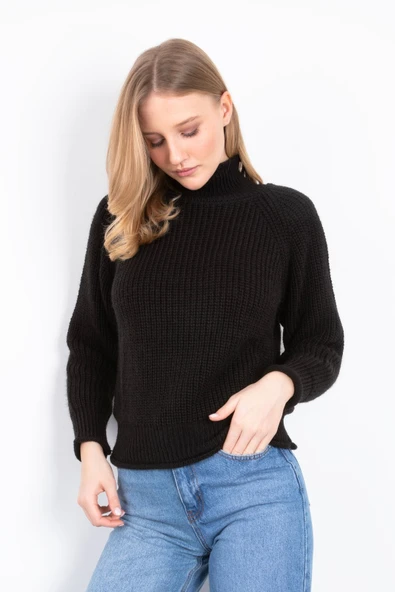 YARIM BALIKÇI SELANİK ÖRGÜ KAZAK ürün görseli