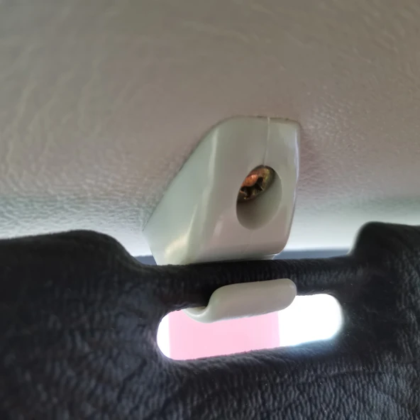 Volkswagen Passat B1 Güneşlik Klipsi  siyah - 2