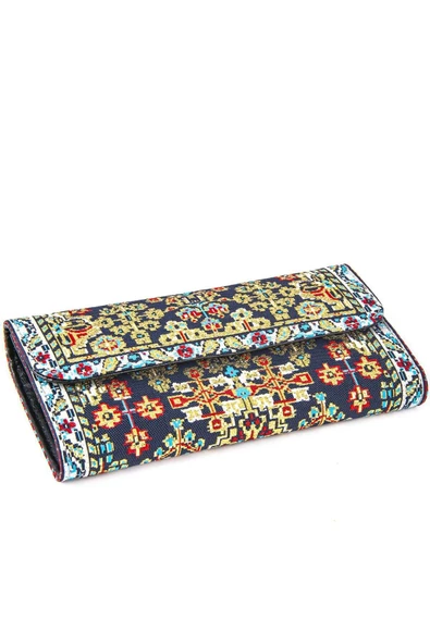 DesingONB  Dokuma  Cüzdan Büyük Kapaklı Halı Kilim Desenli  M ürün görseli