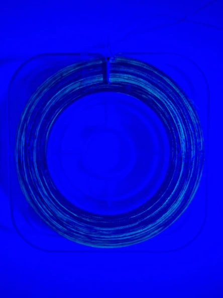 Eagenset Hazır Çapari Kombini Ultraviyole Uv Neon Koyu Yeşil - Kırmızı Makara - Resim 7