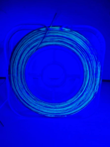 Eagenset Hazır Çapari Kombini Ultraviyole Uv Neon Koyu Yeşil - Kırmızı Makara - Resim 9