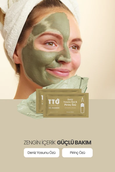 TTO Thermal Kil Maskesi Deniz Yosunu Özü & Pirinç Özü - 3