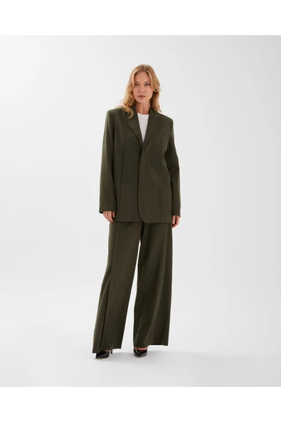 HAKİ CEKET VE PANTALON TAKIM - Resim 7