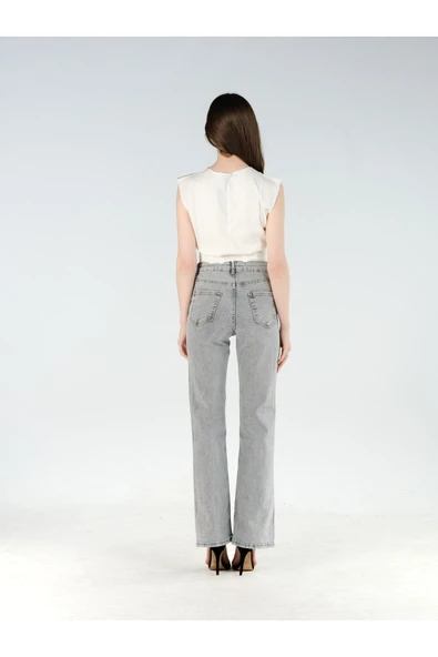 Gri Kot Yırtmaçlı - Resim 7