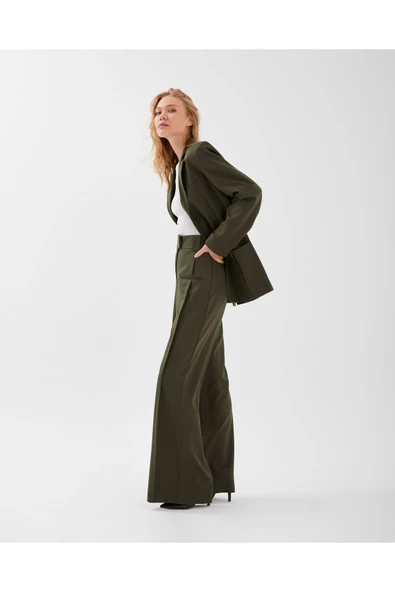 HAKİ CEKET VE PANTALON TAKIM - Resim 3