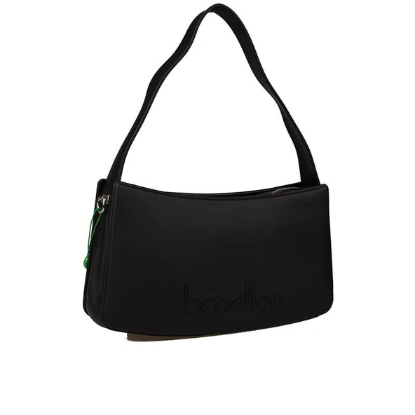 Benetton Siyah Melissa Kadın El Çantası BNT 1467 - 1
