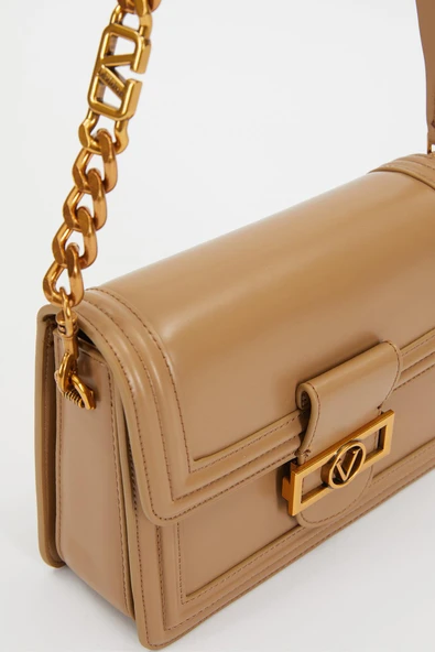 Levidor Kahverengi Klasik Çapraz Askı Kadın Küçük Boy Çanta - Resim 4