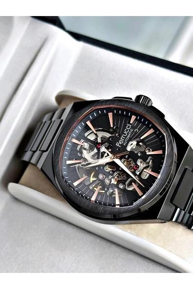Ferrucci Function FCF 03572M.05 Çelik Kordon Erkek Kol Saati - Resim 4