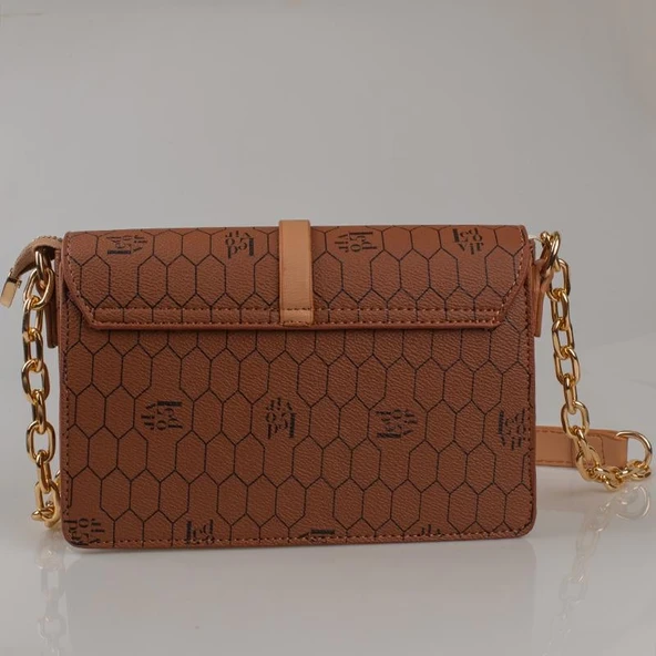 Levidor Taba Kadın Baskılı Çapraz Çanta - Resim 4