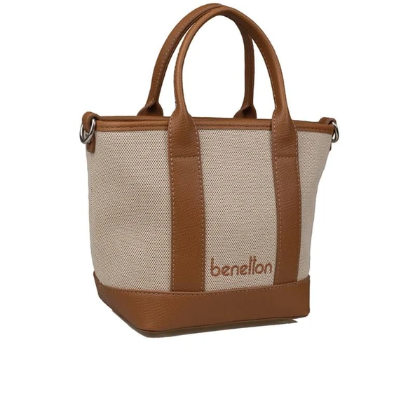Benetton Taba Kadın Cotton Hasır El Çantası BNT 1539 ürün görseli