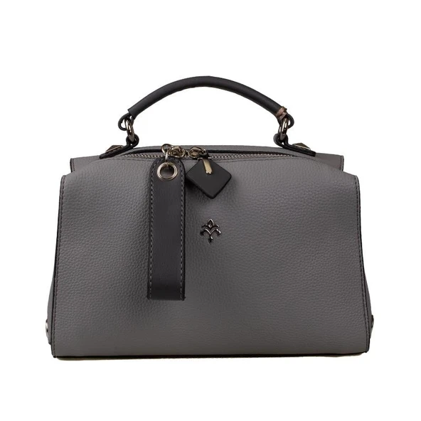 Jacquline Gri Morpheus Kadın El ve Omuz Çantası - Resim 2