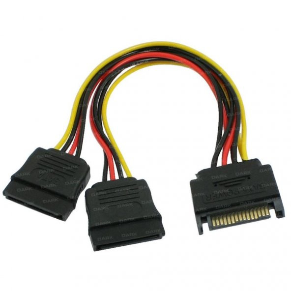 DARK P202 15PIN SATA-=-2*15 SATA DÖNÜŞTÜRÜCÜ KABLO