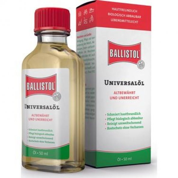Ballistol Universal Yağ 50 ml (Cam Şişe) - 2