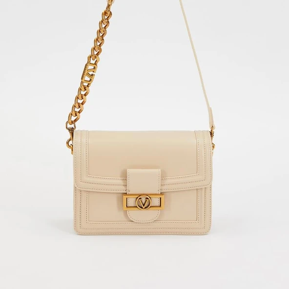 Levidor Krem Klasik Çapraz Askı Kadın Küçük Boy Çanta ürün görseli