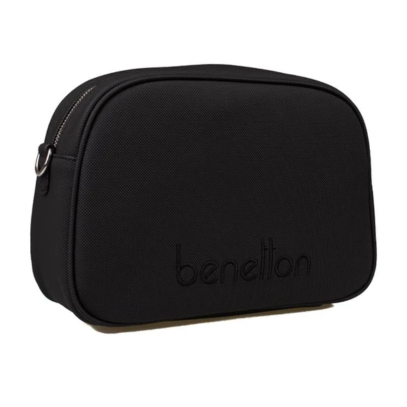 Benetton Siyah Nano Kadın Geniş Kol Çantası BNT 1590 ürün görseli