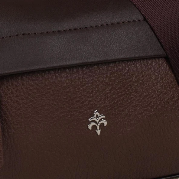 Jacquline Kahverengi Bendis Deri Kadın Çapraz Çanta - Resim 4