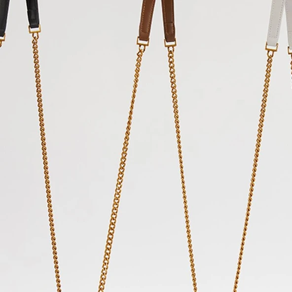 Levidor Siyah Zincir Askılı Premium Kadın Çapraz Çanta - Resim 6