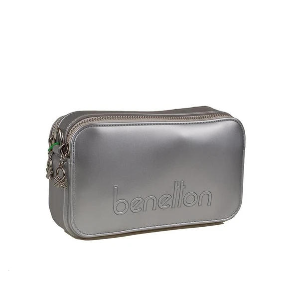 Benetton Gümüş Melissa Kadın Çapraz Çanta BNT 1448 ürün görseli