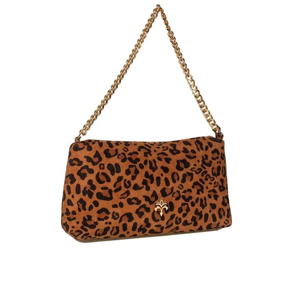 Jacquline Taba Phusis N Kadın Nubuk Leopar Çapraz Çanta ürün görseli