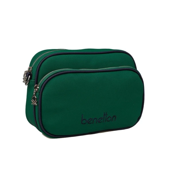 Benetton Yeşil Nano Düz Desen Kadın Çapraz Çanta BNT 1599 ürün görseli