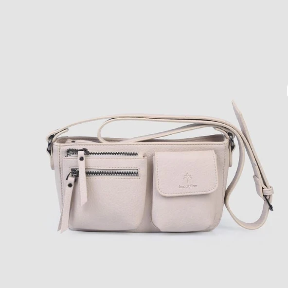 Jacquline Krem Uokrea Deri Kadın Çapraz Çanta ürün görseli