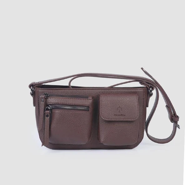 Jacquline Kahverengi Uokrea Deri Kadın Çapraz Çanta ürün görseli